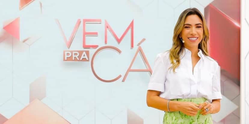 Patrícia Abravanel durante "Vem Pra Cá , do SBT (Reprodução) Patrícia Abravanel durante "Vem Pra Cá , do SBT (Reprodução)