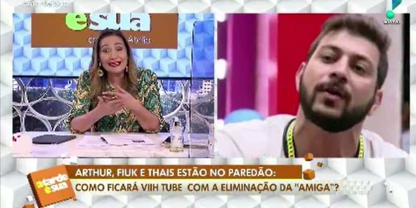 Sonia Abrão revoltada e batendo até palma ao detonar o jogo de Arthur do BBB21 (Foto: Reprodução) Sonia Abrão revoltada e batendo até palma ao detonar o jogo de Arthur do BBB21 (Foto: Reprodução)