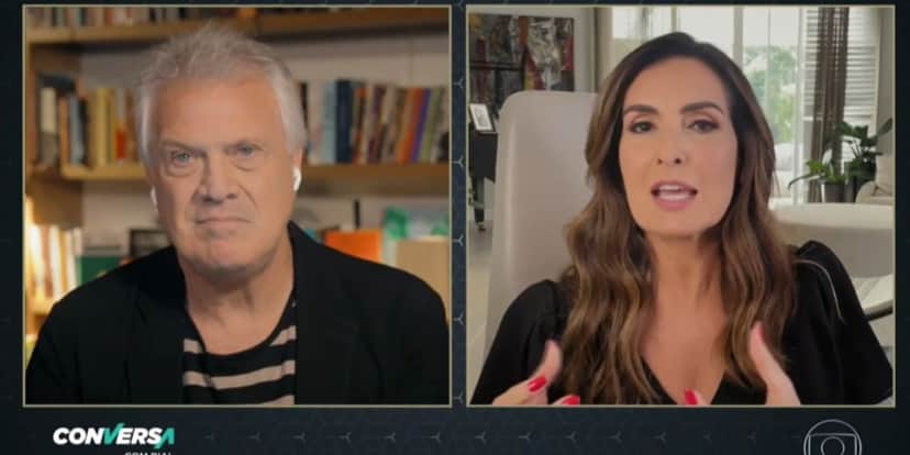 Fátima Bernardes e Pedro Bial (Reprodução: Globo) Fátima Bernardes e Pedro Bial (Reprodução: Globo)