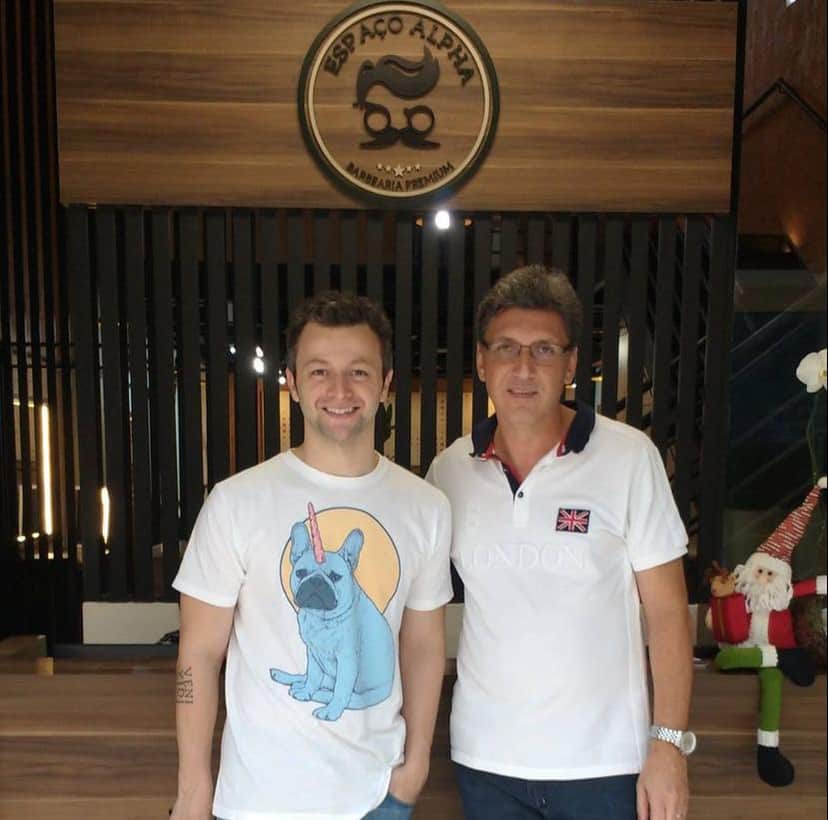 Lucas Lima e seu eterno amigo Lucas Lima e seu eterno amigo
