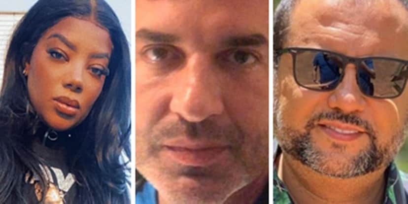 Ludmilla, Edu Guedes e Geraldo Luís perderam movimento do corpo (Imagem: Montagem/TV Foco)