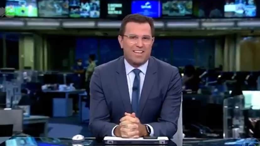 Rodrigo Bocardi comandou o Jornal da Globo na sexta-feira (Foto: Reprodução) Rodrigo Bocardi comandou o Jornal da Globo na sexta-feira (Foto: Reprodução)