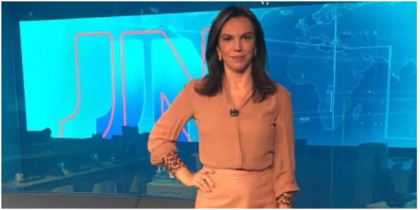 Ana Paula Araújo surgiu em telejornal fora do Bom Dia Brasil e chamou a atenção (Foto: Reprodução) Ana Paula Araújo surgiu em telejornal fora do Bom Dia Brasil e chamou a atenção (Foto: Reprodução)