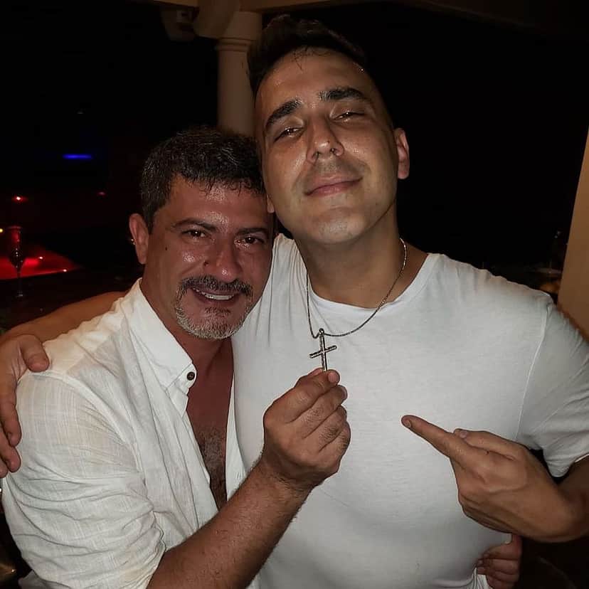 André Marques e o amigo Tom Veiga, intérprete do Louro José (Foto: Reprodução/Instagram) André Marques e o amigo Tom Veiga, intérprete do Louro José (Foto: Reprodução/Instagram)