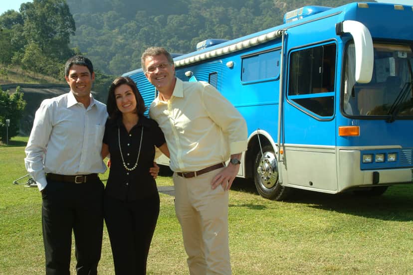 William Bonner, Fátima Bernardes e Pedro Bial (Foto: Reprodução) William Bonner, Fátima Bernardes e Pedro Bial (Foto: Reprodução)
