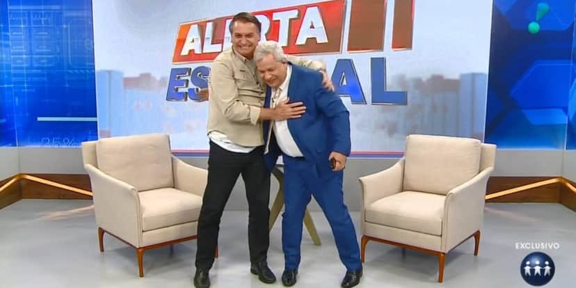 RedeTV! cresce após bate-papo de Jair Bolsonaro com Sikêra Jr. (Foto: Reprodução) RedeTV! cresce após bate-papo de Jair Bolsonaro com Sikêra Jr. (Foto: Reprodução)