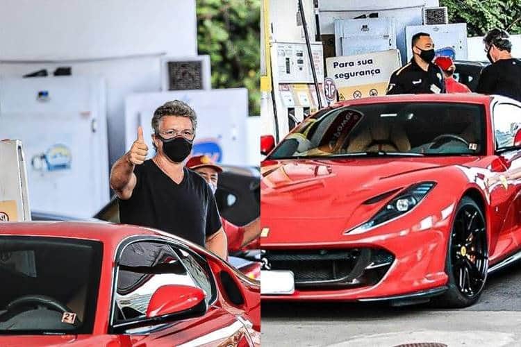 Boninho exibe Ferrari em posto de gasolina – (Foto: Fabricio Silva/Agnews) Boninho exibe Ferrari em posto de gasolina – (Foto: Fabricio Silva/Agnews)