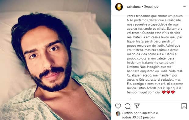 Caike Luna, que fez o Zorra Total, contou sobre sua doença (Foto: Reprodução) Caike Luna, que fez o Zorra Total, contou sobre sua doença (Foto: Reprodução)