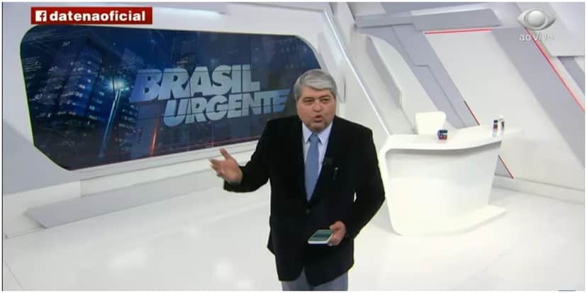 Datena voltou a causar na mídia e detonou um jornalista da Globo (Foto: Reprodução) Datena voltou a causar na mídia e detonou um jornalista da Globo (Foto: Reprodução)