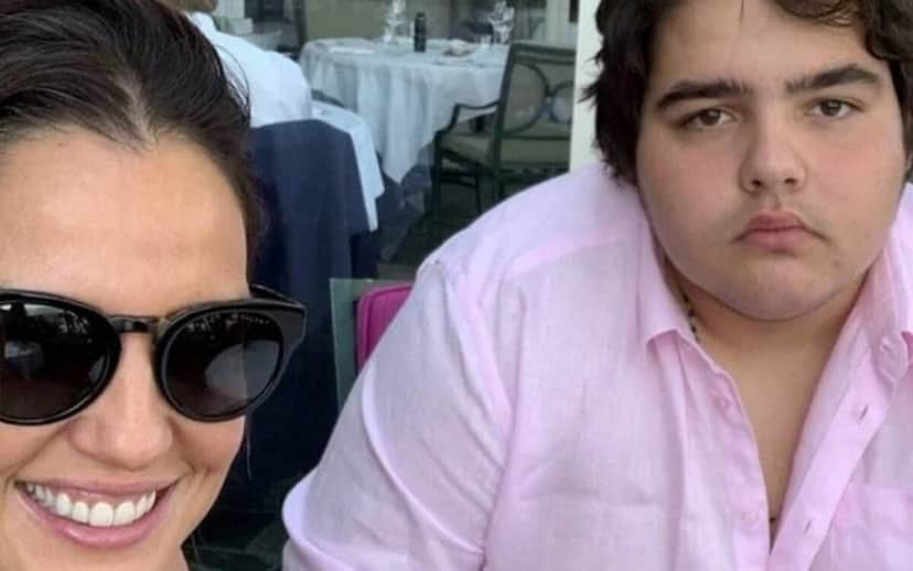 O apresentador da Band ao lado de sua mãe (Foto: Reprodução) O apresentador da Band ao lado de sua mãe (Foto: Reprodução)