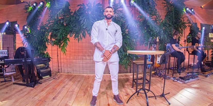 Gusttavo Lima manda recado para Andressa Suita em live (Foto: Reprodução) Gusttavo Lima manda recado para Andressa Suita em live (Foto: Reprodução)