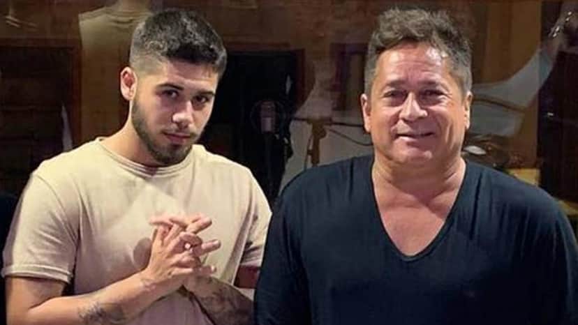 Zé Felipe e Leonardo (Foto: Reprodução) Zé Felipe e Leonardo (Foto: Reprodução)