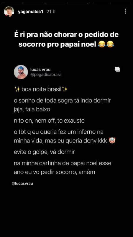 Filho da cantora compartilhou meme e deu o que falar Filho da cantora compartilhou meme e deu o que falar