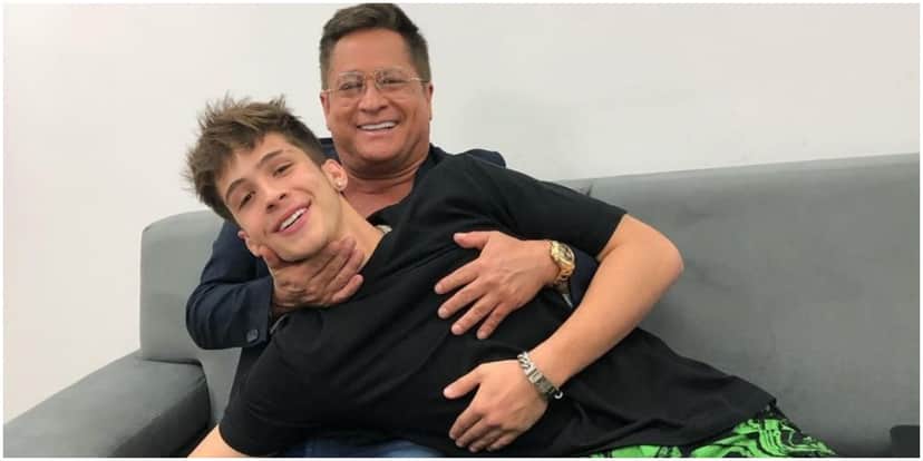 Leonardo e o filho mais novo, João Guilherme (Foto: Reprodução/Instagram) Leonardo e o filho mais novo, João Guilherme (Foto: Reprodução/Instagram)