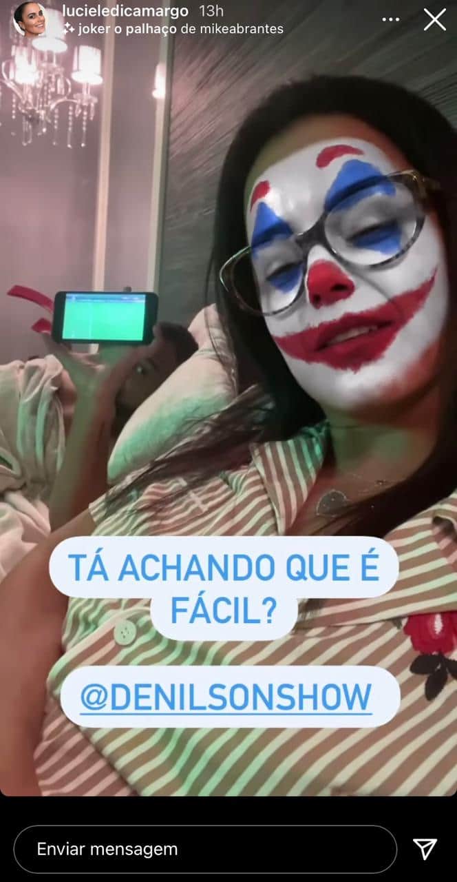 Luciele Di Camargo e Denílson (Reprodução: Instagram) Luciele Di Camargo e Denílson (Reprodução: Instagram)