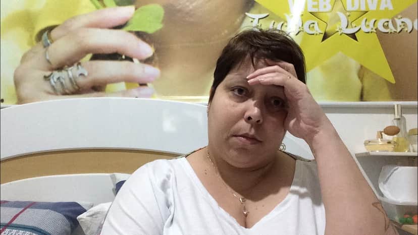 Web Diva teve vídeo exposto (Foto: Reprodução) Web Diva teve vídeo exposto (Foto: Reprodução)