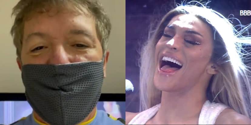 Pabllo Vittar e Boninho estiveram na festa do BBB21 (Foto: Reprodução) Pabllo Vittar e Boninho estiveram na festa do BBB21 (Foto: Reprodução)