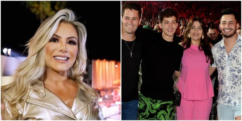 Poliana fala sobre a boa relação com os filhos de Leonardo - Foto: Montagem Poliana fala sobre a boa relação com os filhos de Leonardo - Foto: Montagem