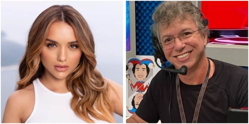 Boninho e Rafa Kalimann tiveram seus nomes envolvidos em um boato de romance (Foto: Reprodução) Boninho e Rafa Kalimann tiveram seus nomes envolvidos em um boato de romance (Foto: Reprodução)