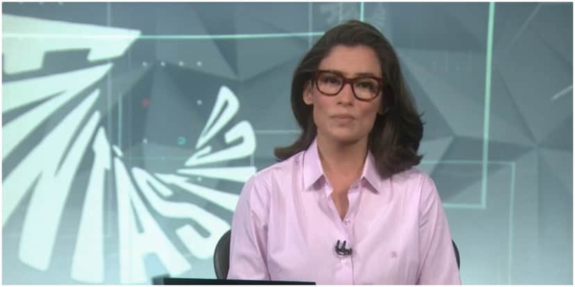 Renata Vasconcellos comanda o Jornal Nacional na Globo - Foto: Reprodução Renata Vasconcellos comanda o Jornal Nacional na Globo - Foto: Reprodução
