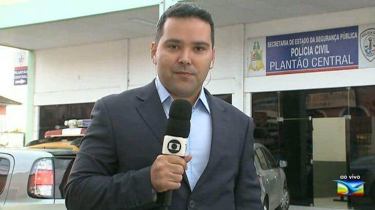 Olavo Sampaio, repórter da Globo (Reprodução) Olavo Sampaio, repórter da Globo (Reprodução)