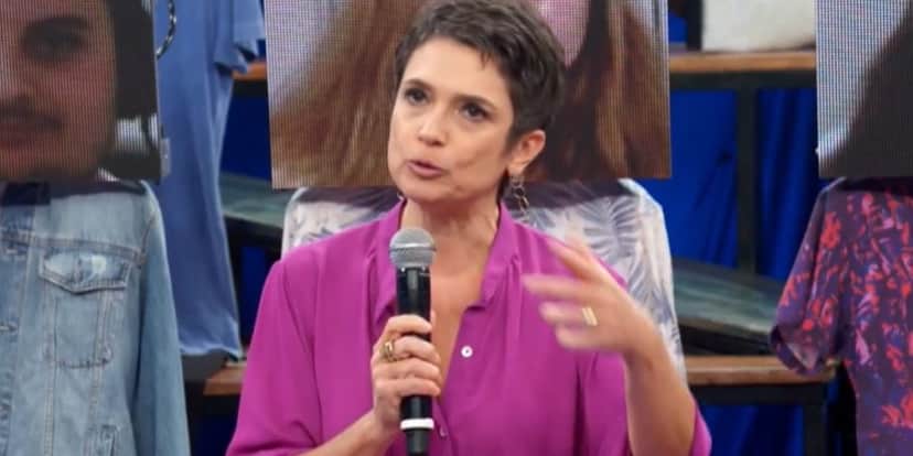 Sandra Annenberg no Altas Horas (Reprodução: Globo) Sandra Annenberg no Altas Horas (Reprodução: Globo)