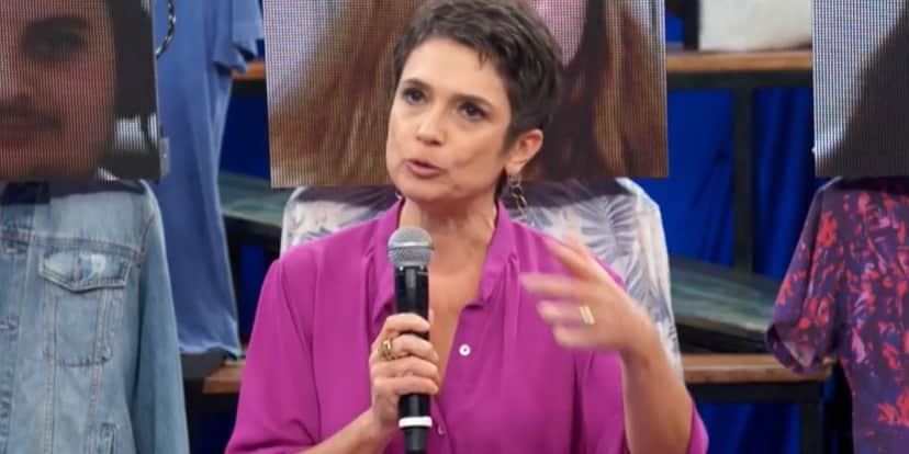 Sandra Annenberg no Altas Horas (Reprodução: Globo) Sandra Annenberg no Altas Horas (Reprodução: Globo)