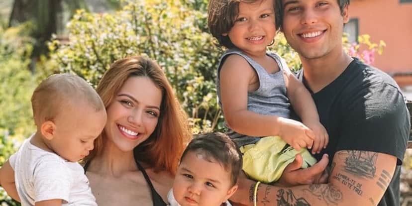 Sarah Pôncio, Jonathan Couto e os filhos do casal (Foto Reprodução) Sarah Pôncio, Jonathan Couto e os filhos do casal (Foto Reprodução)