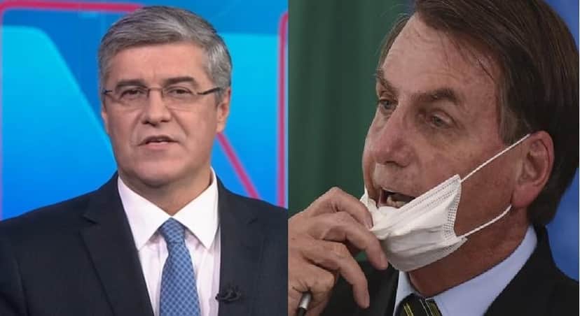 Jornal Nacional expõe Bolsonaro com teoria conspiratória sobre China (Foto: Reprodução) Jornal Nacional expõe Bolsonaro com teoria conspiratória sobre China (Foto: Reprodução)