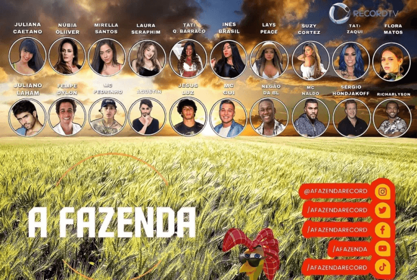 Lista de possíveis participantes de A Fazenda 13 foi divulgada (Imagem: Reprodução) Lista de possíveis participantes de A Fazenda 13 foi divulgada (Imagem: Reprodução)