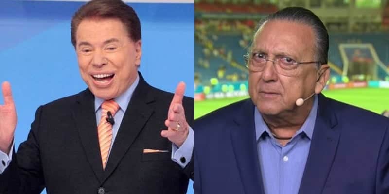 Galvão Bueno está se aproximando do valor da fortuna de Silvio Santos (Foto: Montagem) Galvão Bueno está se aproximando do valor da fortuna de Silvio Santos (Foto: Montagem)