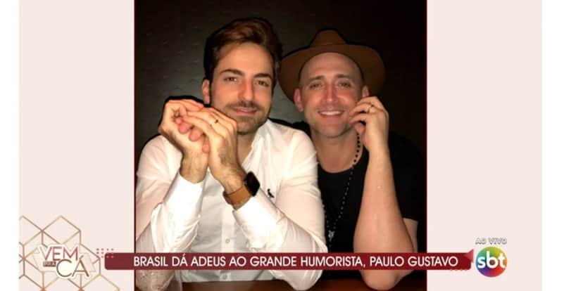 Homenagem a Paulo Gustavo no "Vem Pra Cá" (Reprodução) Homenagem a Paulo Gustavo no "Vem Pra Cá" (Reprodução)