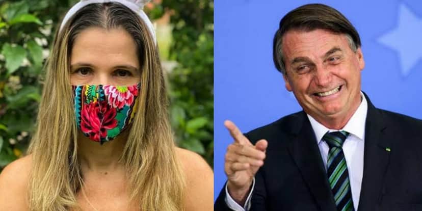 Ingrid Guimarães questiona evento de Bolsonaro e detona presidente Ingrid Guimarães questiona evento de Bolsonaro e detona presidente