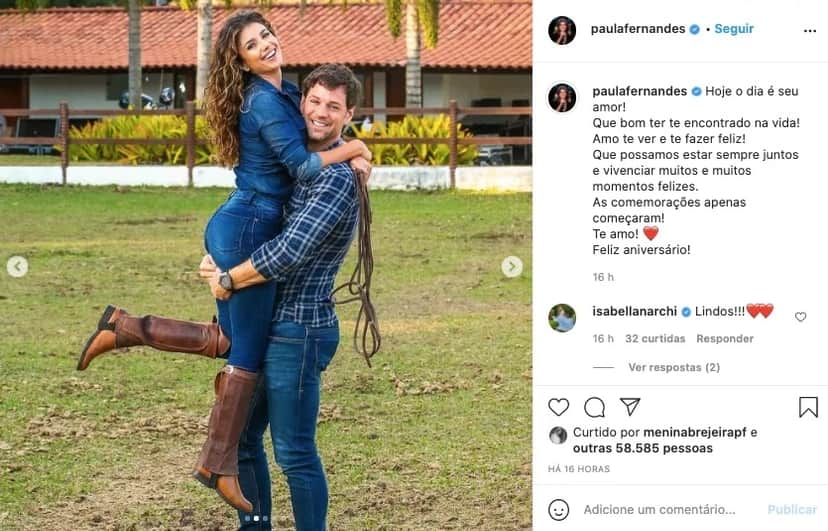 Paula Fernandes trepada em namorado na mata (Imagem: Reprodução) Paula Fernandes trepada em namorado na mata (Imagem: Reprodução)