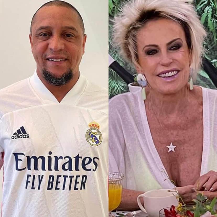 O jogador Roberto Carlos e Ana Maria Braga teriam vivido romance no passado (Foto: Reprodução/Instagram/TV Globo) O jogador Roberto Carlos e Ana Maria Braga teriam vivido romance no passado (Foto: Reprodução/Instagram/TV Globo)