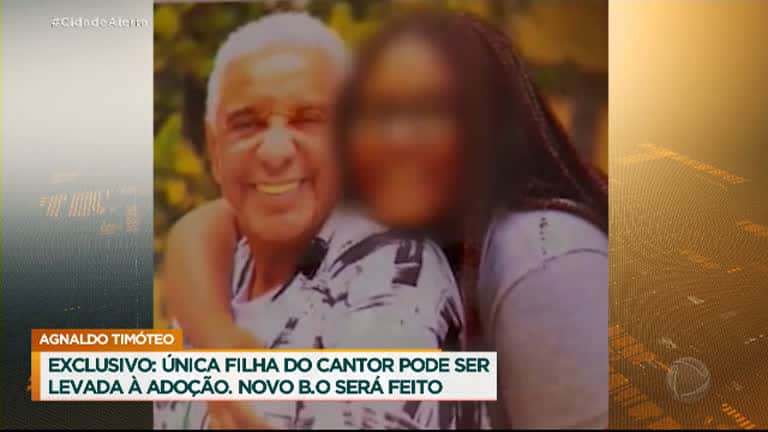 Agnaldo Timóteo e a filha adotiva, Keyti (Foto: Reprodução/Record) Agnaldo Timóteo e a filha adotiva, Keyti (Foto: Reprodução/Record)