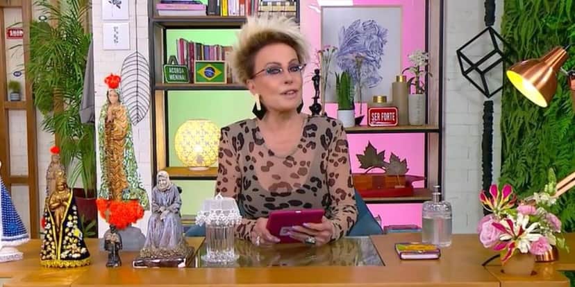Ana Maria Braga no "Mais Você" (Foto: Reprodução/TV Globo) Ana Maria Braga no "Mais Você" (Foto: Reprodução/TV Globo)