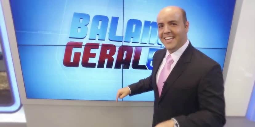 Raphael Polito no comando do Balanço Geral (Foto: Reprodução) Raphael Polito no comando do Balanço Geral (Foto: Reprodução)