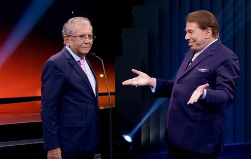 Carlos Alberto e Silvio Santos são amigos (Foto: Divulgação/SBT) Carlos Alberto e Silvio Santos são amigos (Foto: Divulgação/SBT)