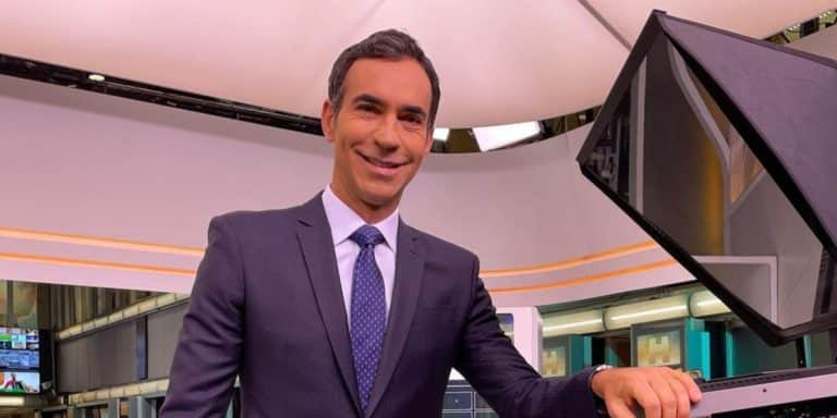 Cesar Tralli no “Jornal Hoje” (Foto: Reprodução/TV Globo) Cesar Tralli no “Jornal Hoje” (Foto: Reprodução/TV Globo)