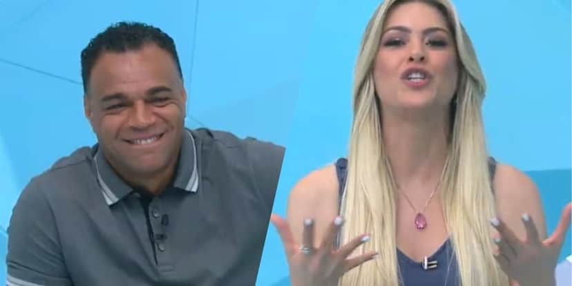 "Minha loira", Denílson protege Renata Fan após esposa detonar relação "Minha loira", Denílson protege Renata Fan após esposa detonar relação