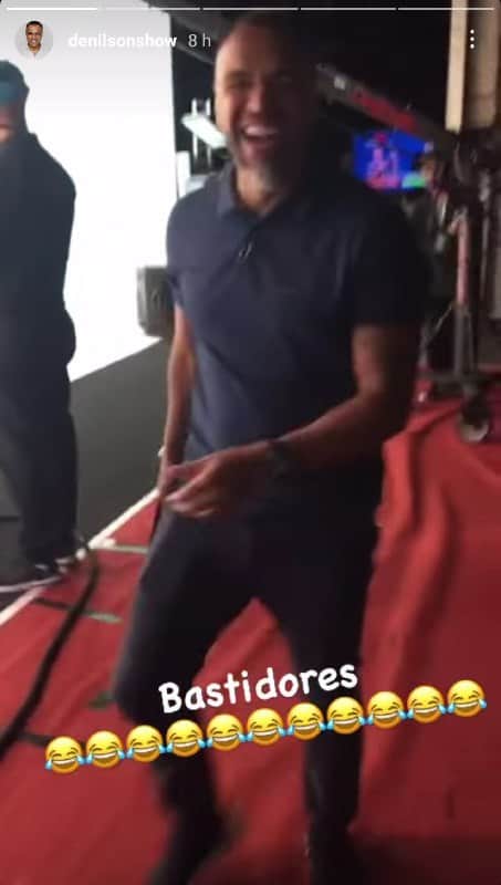 Voz de Renata Fan foi possível ouvir ao fundo no vídeo (Foto: Reprodução) Voz de Renata Fan foi possível ouvir ao fundo no vídeo (Foto: Reprodução)