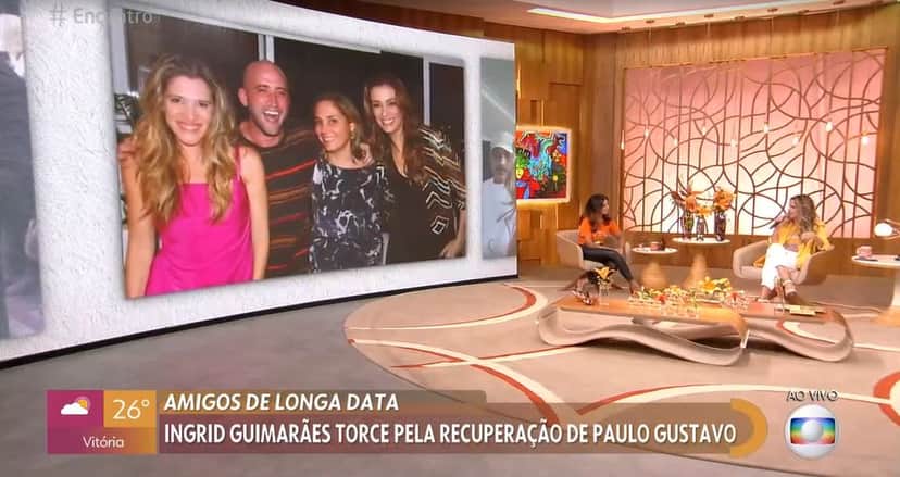 Ingrid Guimarães participou do "Encontro Com Fátima Bernardes" nesta segunda-feira (Foto: Reprodução/TV Globo) Ingrid Guimarães participou do "Encontro Com Fátima Bernardes" nesta segunda-feira (Foto: Reprodução/TV Globo)