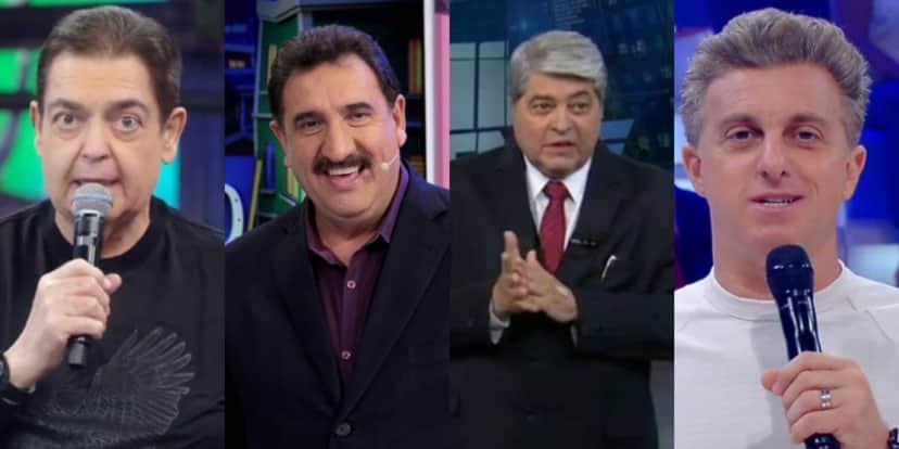 Veja os salários de Faustão, Ratinho, Datena e Luciano Huck (Foto: Reprodução) Veja os salários de Faustão, Ratinho, Datena e Luciano Huck (Foto: Reprodução)