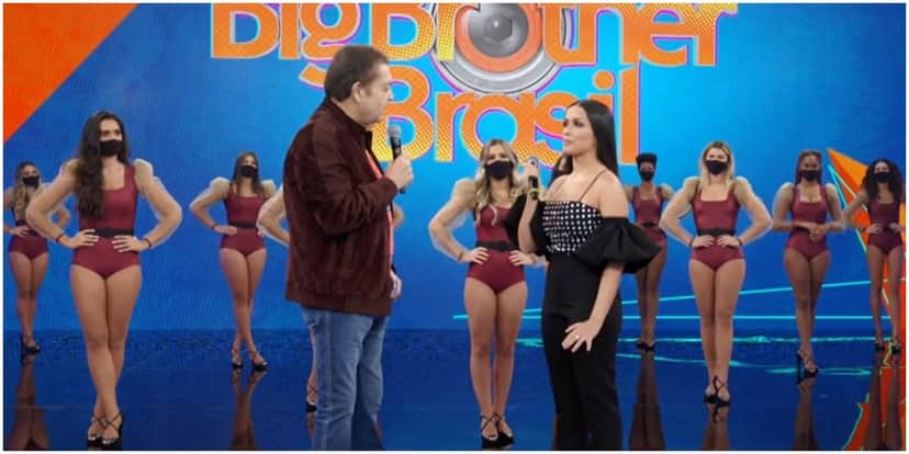 Faustão surpreendeu em conversa com Juliette - Foto: Reprodução Faustão surpreendeu em conversa com Juliette - Foto: Reprodução