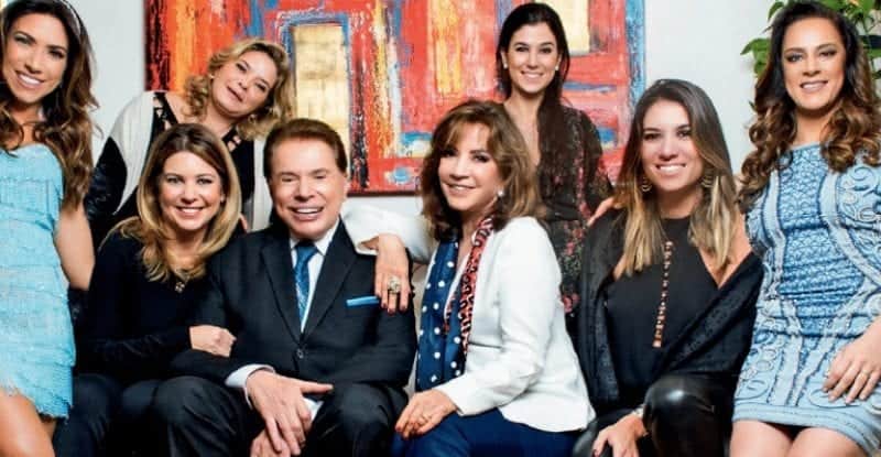 Irís, Silvio e suas filhas Irís, Silvio e suas filhas