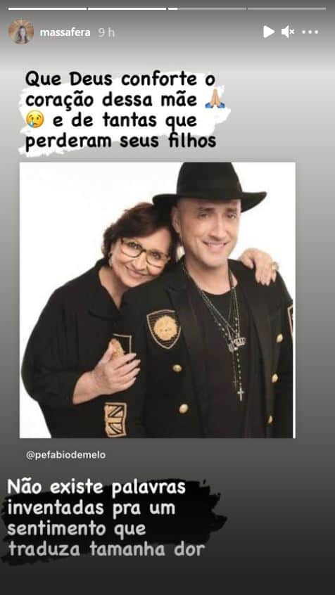 Grazi Massafera emociona com mensagem para mãe de Paulo Gustavo - (Arquivo Pessoal) Grazi Massafera emociona com mensagem para mãe de Paulo Gustavo - (Arquivo Pessoal)