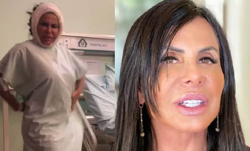 A cantora e Rainha dos Memes, e Rainha do Bumbum, Gretchen, foi parar no hospital após mais uma operação em plena pandemia do novo coronavírus (Foto: Reprodução) A cantora e Rainha dos Memes, e Rainha do Bumbum, Gretchen, foi parar no hospital após mais uma operação em plena pandemia do novo coronavírus (Foto: Reprodução)