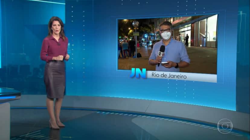 Estado de saúde de Paulo Gustavo foi divulgado no Jornal Nacional (Foto: Reprodução) Estado de saúde de Paulo Gustavo foi divulgado no Jornal Nacional (Foto: Reprodução)