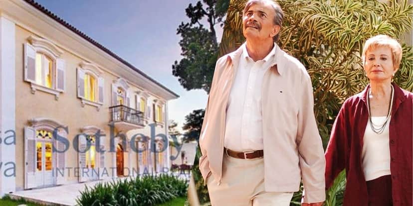 Entramos na mansão absurda de 55 milhões de reais de Tarcísio Meira e Gloria Menezes: "16 mil de IPTU" Entramos na mansão absurda de 55 milhões de reais de Tarcísio Meira e Gloria Menezes: "16 mil de IPTU"